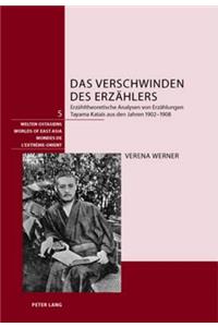 Das Verschwinden Des Erzaehlers