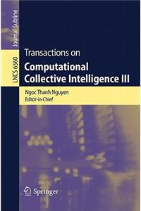 Transactions on Computational Collective Intelligence III