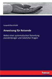 Anweisung für Reisende