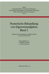 Numerische Behandlung Von Eigenwertaufgaben Band 2