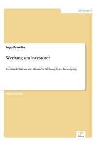 Werbung um Investoren