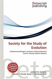 Society for the Study of Evolution