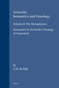 Aristotle: Semantics and Ontology