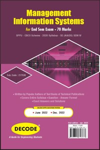 Management Information System for SPPU 20 Course (SE - SEM IV -AI&DS) - 217530(Decode)