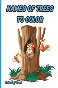 Names of Trees to Color