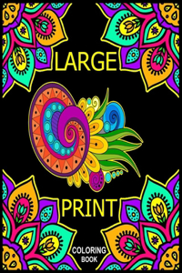 Large Print Coloring Book