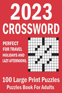 2023 Crossword Puzzles Book For Adults