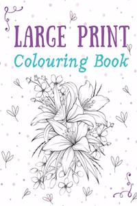 Large Print Colouring Book