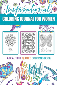 Inspirational Coloring Journal For Women