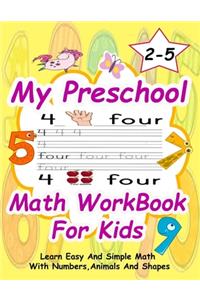 My Preschool Math WorkBook For Kids