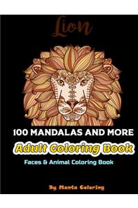 100 Mandalas And More Adut Coloring Book