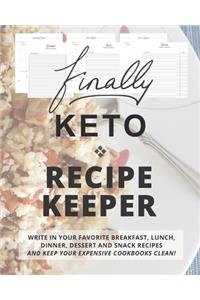 Finally KETO Recipe Keeper