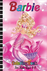Barbie Coloring Book for Kids Ages 4-8