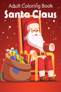 Adult Coloring Book Santa Claus