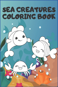 Sea Creatures Coloring Book