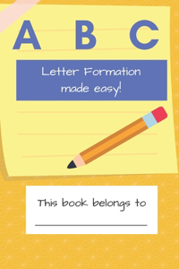 Letter Formation Made Easy