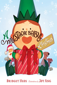 Mustache Baby Christmas Board Book