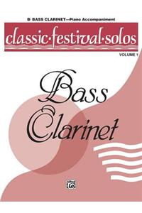 Classic Festival Solos-Bass Clarinet-V. 1 Pno Acc.