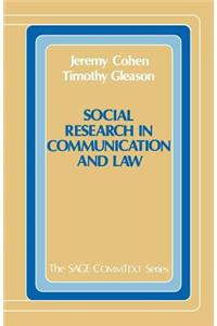 Social Research in Communication and Law