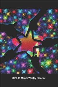 Plan On It 2020 Weekly Calendar Planner - Together We Shine Fireworks and Stars