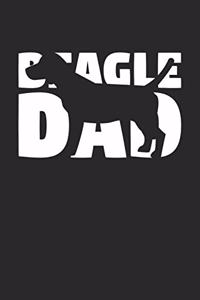 Beagle Notebook 'Beagle Dad' - Gift for Dog Lovers - Beagle Journal