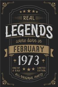 Real Legendes were born in February 1973