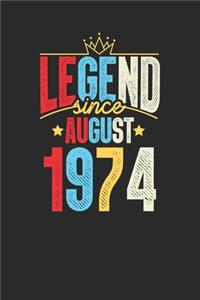 Legend Since August 1974