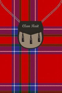 Clan Rait Tartan Journal/Notebook