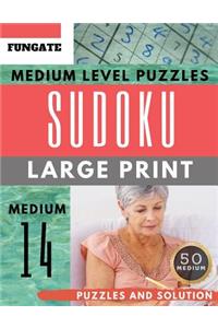 Sudoku Medium Level Puzzles Large Print