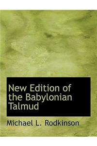 New Edition of the Babylonian Talmud