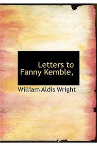 Letters to Fanny Kemble,