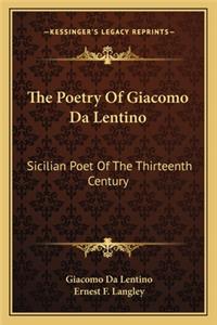 Poetry of Giacomo Da Lentino