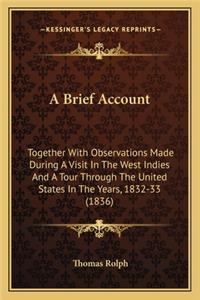 Brief Account a Brief Account