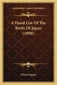 Hand List of the Birds of Japan (1908)