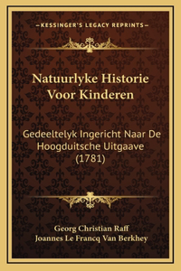 Natuurlyke Historie Voor Kinderen