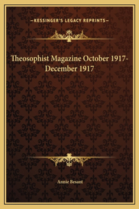 Theosophist Magazine October 1917-December 1917