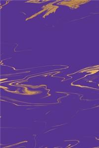 Rainbow and Gold Marble Composition Notebook - Small Ruled Notebook - 6x9 Lined Notebook (Softcover Journal / Notebook / Diary)