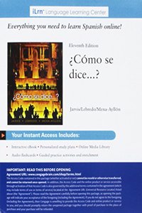 Ilrn Language Learning Center, 3 Terms (18 Months) Printed Access Card for Jarvis/Lebredo/Mena-Ayllon's Como Se Dice...?, 11th