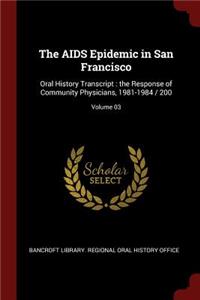 The AIDS Epidemic in San Francisco