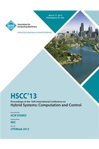 HSCC 13 Proceedings of the 16th International Conference on Hybrid Systems