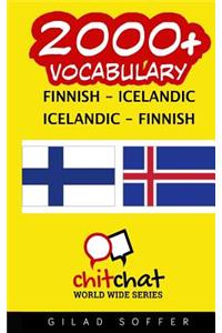 2000+ Finnish - Icelandic Icelandic - Finnish Vocabulary