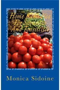 Home Remedies For Sinusitis And Tonsillitis