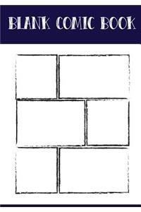 Blank Comic Book Panelbook - Bruch Panel, 7"x10", 130 Pages: Make Your Own Comic Books