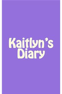 Kaitlyn's Diary