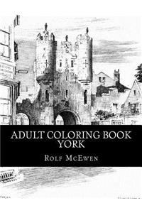 Adult Coloring Book - York