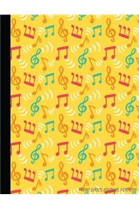 Music Lyrics Journal For Kids