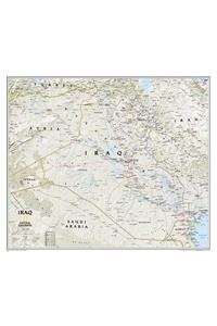 National Geographic Iraq Wall Map - Classic - Laminated (28.25 X 24.25 In)