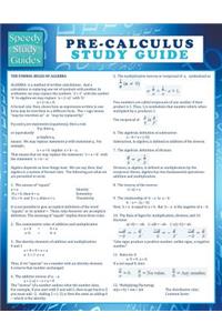 Pre-Calculus Study Guide (Speedy Study Guide)