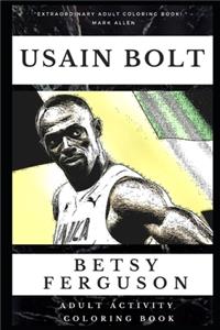 Usain Bolt Adult Activity Coloring Book