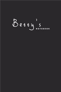 Betty's notebook